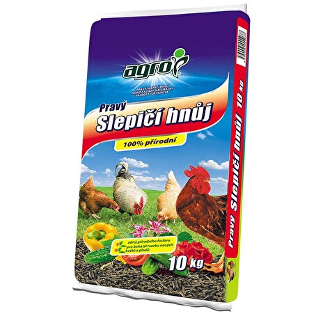 Hnojivo Agro Pravý slepičí hnůj 10 kg