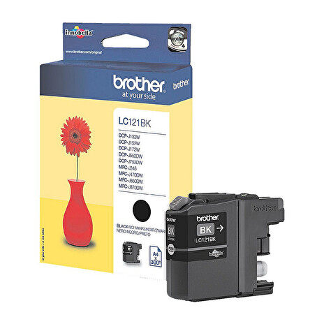 BROTHER INK LC-121BK black cca 300