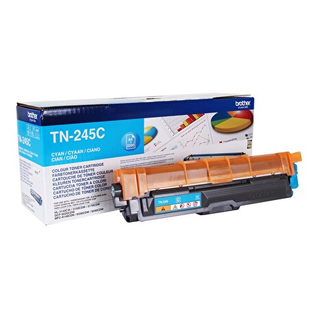 Brother - TN-245C, cyan toner (až 2 200 stran)
