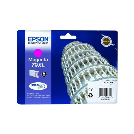 EPSON cartridge T7903 magenta (šikmá věž) XL