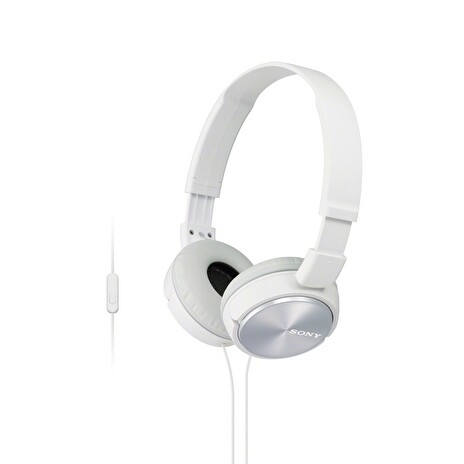 SONY sluchátka MDR-ZX310AP, handsfree, bílé