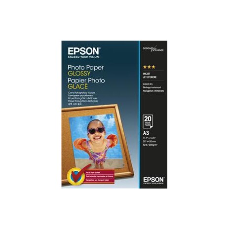EPSON Photo Paper Glossy A3 20 listů