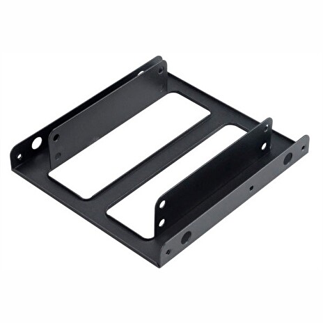 AKASA Montážní kit pro 2,5" HDD do 3,5" pozice, 2x 2,5" HDD/SSD, černý