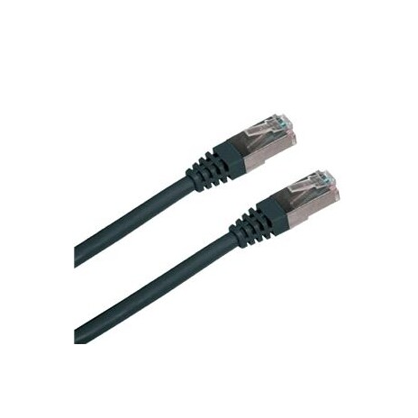 Patch cord FTP cat5e 0,5M černý