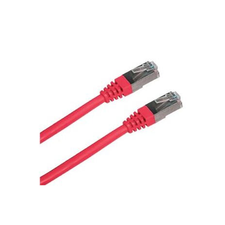 Patch cord FTP cat5e 1M červený