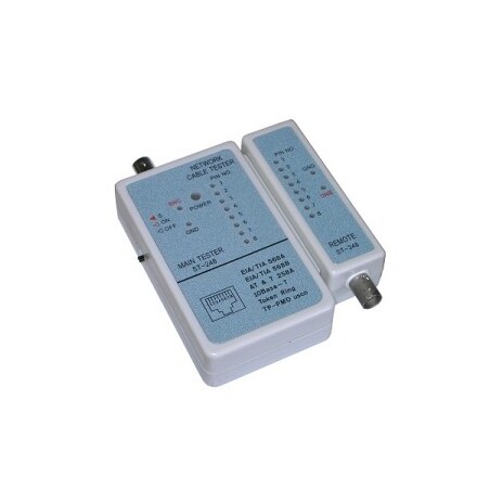 Gembird tester kabelů RJ45 (UTP/STP) & RG-58, LED diody
