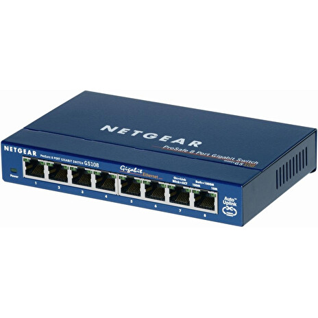 Netgear GS108 ProSafe 8-port Unmanaged Gigabit Desktop Switch