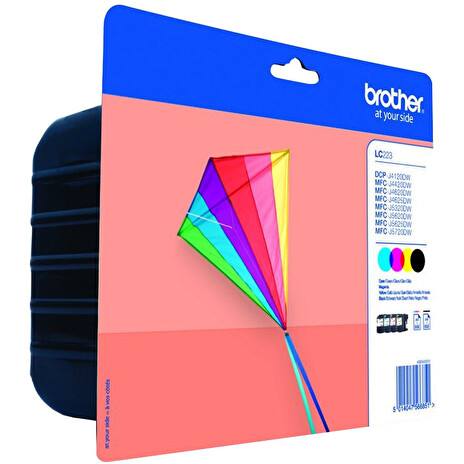 Brother LC-223VALBP (inkoust multipack - černá + tři barvy)