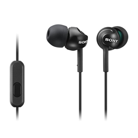 SONY MDR-EX110AP Sluchátka do uší s mikrofonem, rozsah 5 až 24000 Hz - Black