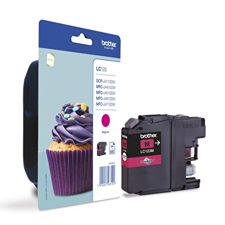 Ink Brother LC123M magenta| 600 pgs | MFC-J4510DW