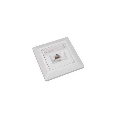 Zásuvka Solarix CAT5E UTP 1 x RJ45 pod omítku bílá