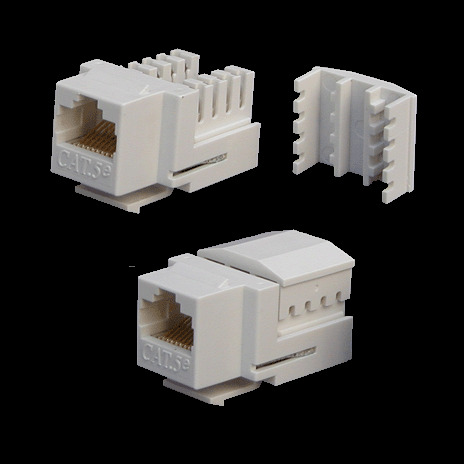 Keystone UTP Cat5e Dual bílý