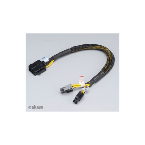AKASA Kabel prodloužení k 8pin ATX PSU, 30cm