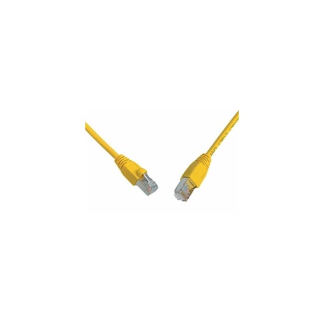 Patch kabel CAT5E SFTP PVC 10m žlutý