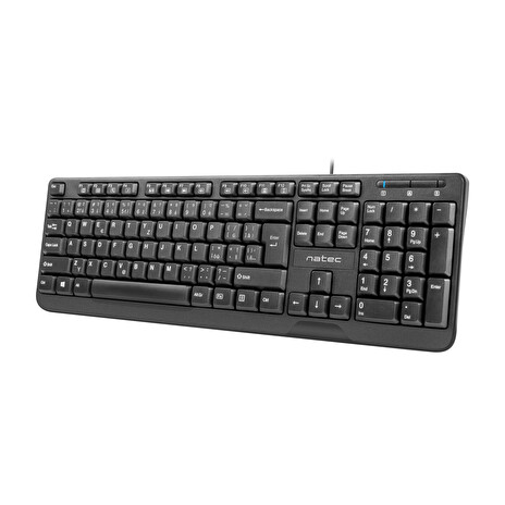 Natec Trout/Drátová USB/CZ-SK layout/Černá