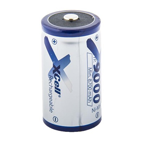 Baterie Avacom Xcell D (velký monočlánek) LR20R, 9000mAh Ni-MH 1ks Bulk - nabíjecí