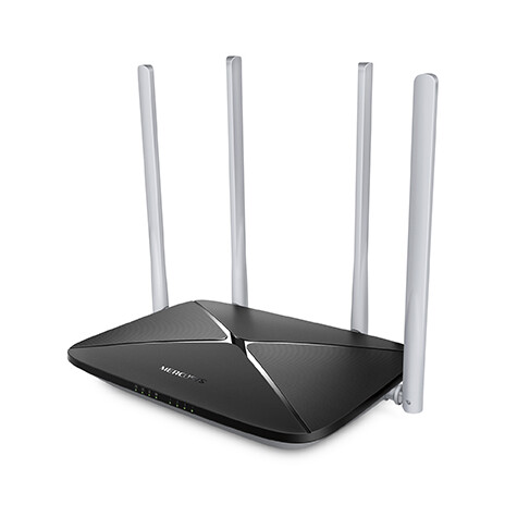 Mercusys AC12 1200Mbps WiFi AC router, 5x10/100 RJ45, 4x anténa