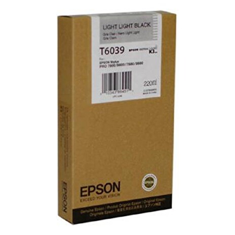 EPSON ink čer Stylus Pro 7800/7880/9800/9880 - light light (220ml)