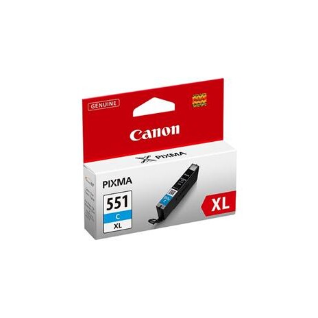 Canon CLI-551 XL C, azurová velká