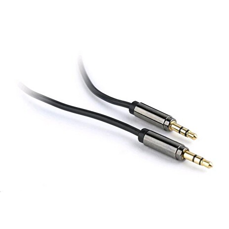 GEMBIRD CABLEXPERT Kabel přípojný jack 3,5mm M/M, PREMIUM QUALITY, pozlacený, 1,8m