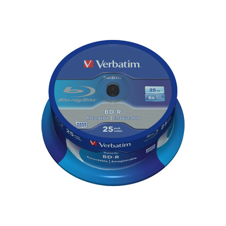 VERBATIM BD-R SL (6x, 25GB),NON-ID, 25 cake
