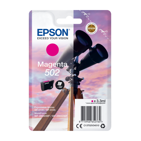 EPSON singlepack,Magenta 502,Ink,standard