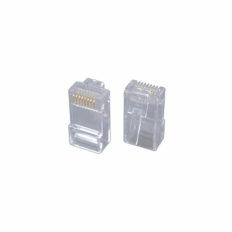 Konektor RJ45 CAT5E UTP 8p8c pro licnu 100ks bal.