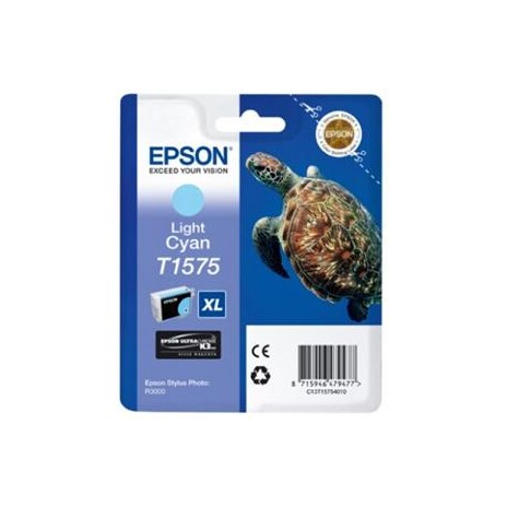 EPSON cartridge T1575 vivid light cyan (želva)
