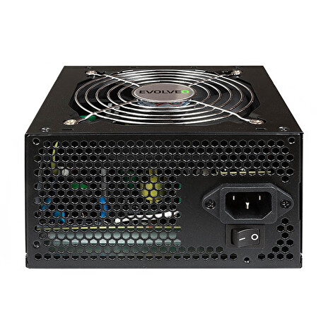 EVOLVEO zdroj 400W PULSE, ATX 2.2, 12cm fan, pas. PFC, 2xSATA, black, bulk balení