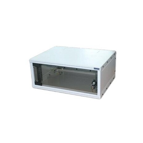 19"rozvaděč jednodílný 12U/400mm FLAT-PACK skl.dv.