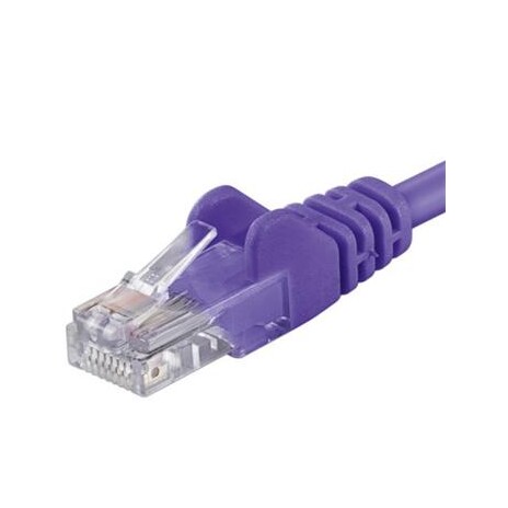Patch kabel UTP RJ45-RJ45 level 5e 5m fialová