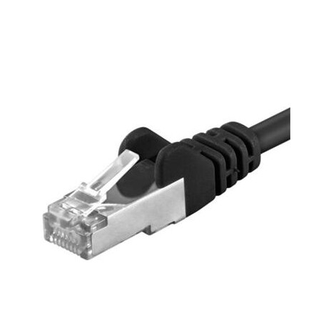 Premiumcord Patch kabel CAT6a S-FTP, RJ45-RJ45, AWG 26/7 5m, černá