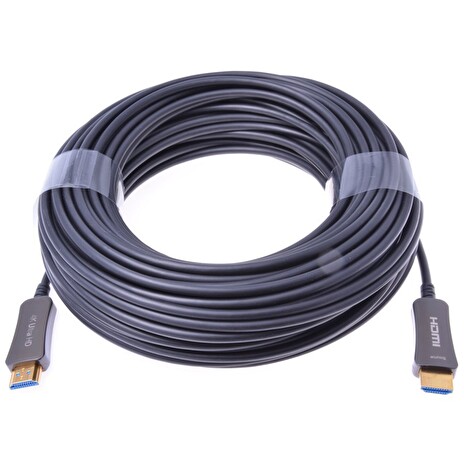 Kabel HDMI High Speed 4K@60Hz + Ethernet 20m, M/M, zlacené konektory