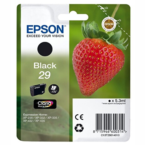 Ink Epson Singlepack Black 29 Claria Home Ink