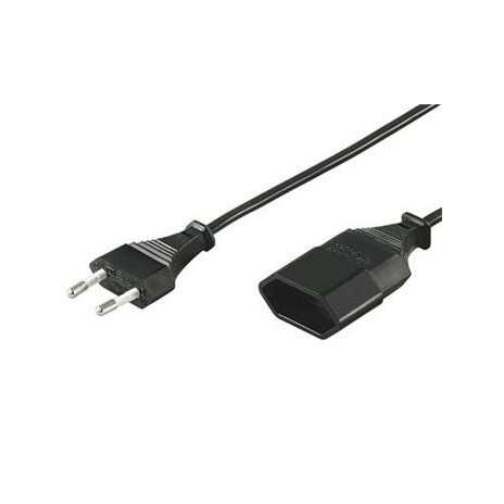 PremiumCord Kabel síťový prodlužovací dvojvidlice 230V 2m