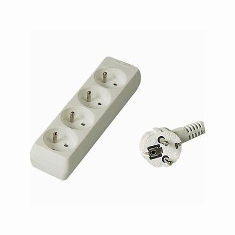 Prodlužovací přívod 230V, 7m,4 zásuvky