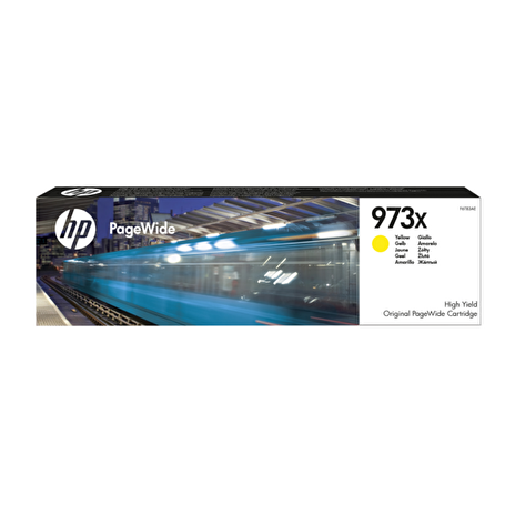 HP 973X žlutá inkoustová kazeta, F6T83AE