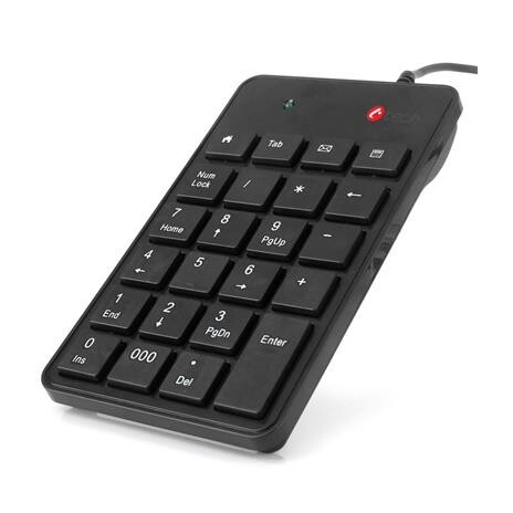 C-TECH klávesnice KBN-01, numerická, 23 kláves, USB slim black