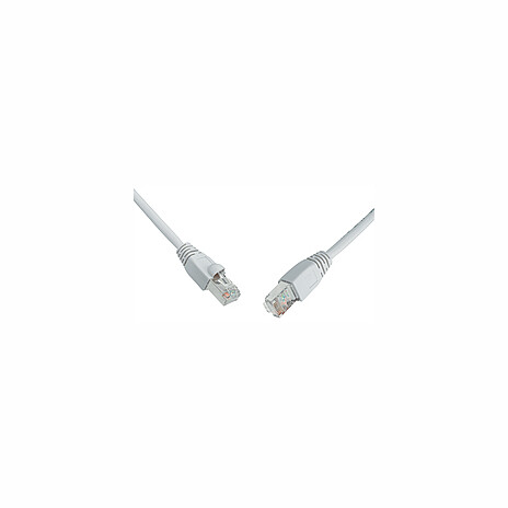 Patch kabel CAT5E SFTP PVC 1m šedý snag proof