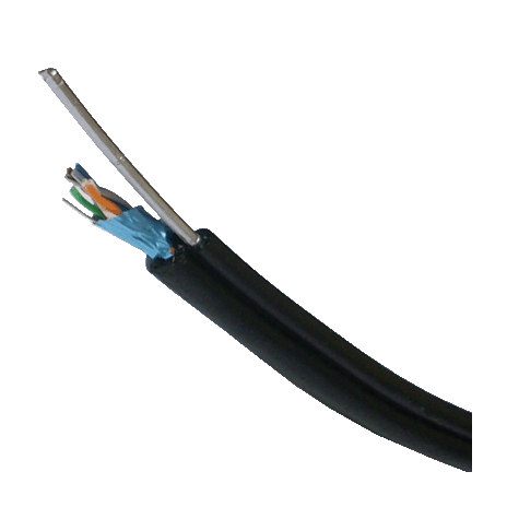DATACOM FTP drát Cat5e 100m samonosný OUTDOOR blk