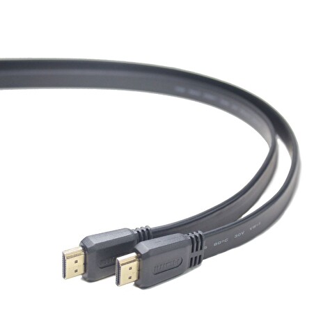 Gembird plochý kabel HDMI-HDMI 2.0,zlac., 1,8m