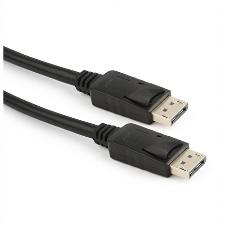 Gembird kabel DisplayPort M/M, zlac., 1m, černý