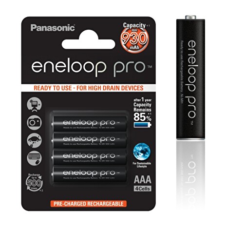 Panasonic Eneloop Pro AAA NiMH 1,2V 930mA BL4