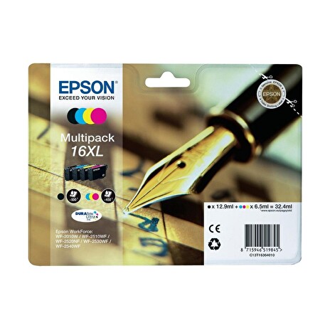 EPSON ink čer+bar DURABrite Ultra 16XL - multipack (CMYK)