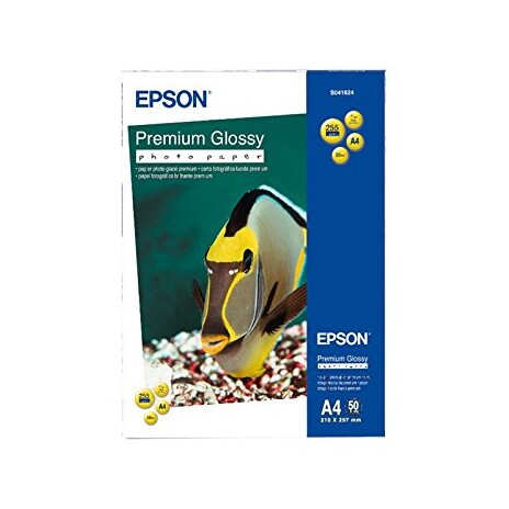 EPSON Premium Glossy Photo Paper - A4 - 50 Sheets