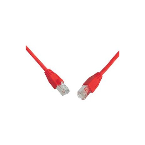 Patch kabel CAT6 SFTP PVC 1m červený