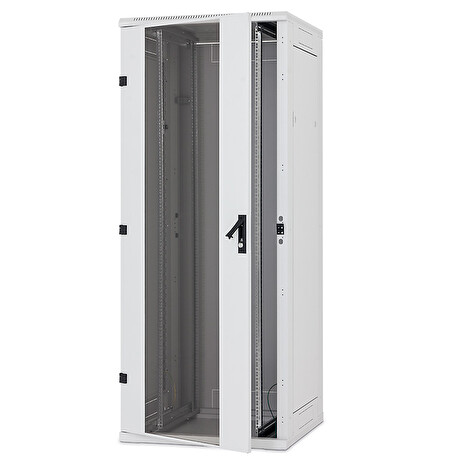 Rack Triton 19'' stojanový, 32U/800x600, prosklené dveře, šedý, typ RT