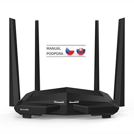 Tenda AC10 WiFi AC Router 1200Mb/s, 1x GWAN, 3x GLAN, VPN server/klient, WISP, Universal Repeater