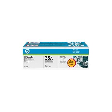 HP tisková kazeta černá 2-pack, CB435AD