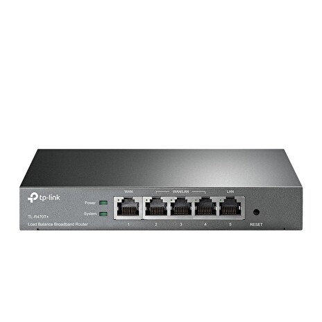 TP-Link TL-R470T+ 5-port Multi-Wan Router, 3xWAN, 4x LAN, Load Balancer